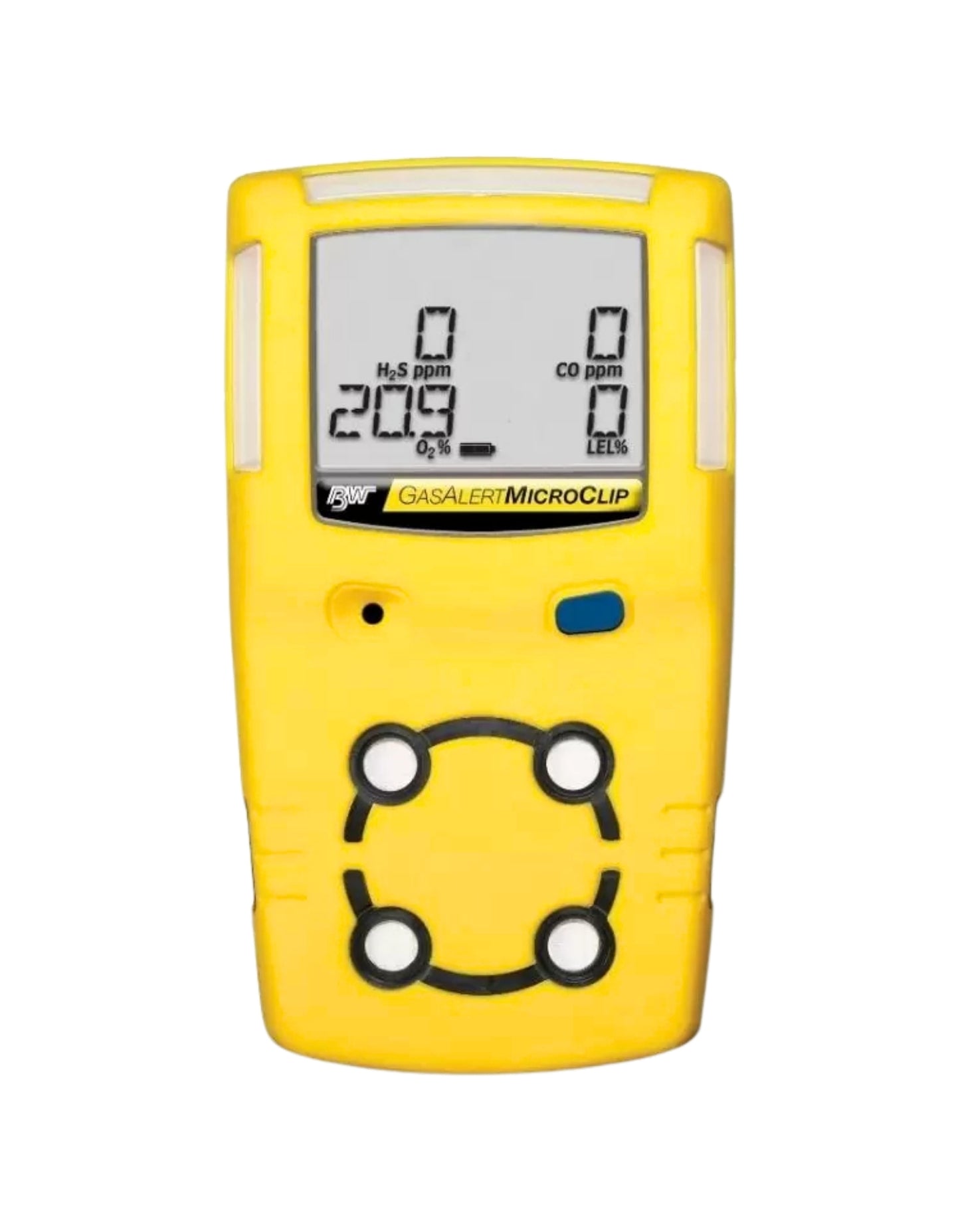 Gas Alert MicroClip XL4 Rilevatore multigas con lunga durata e taratura automatica