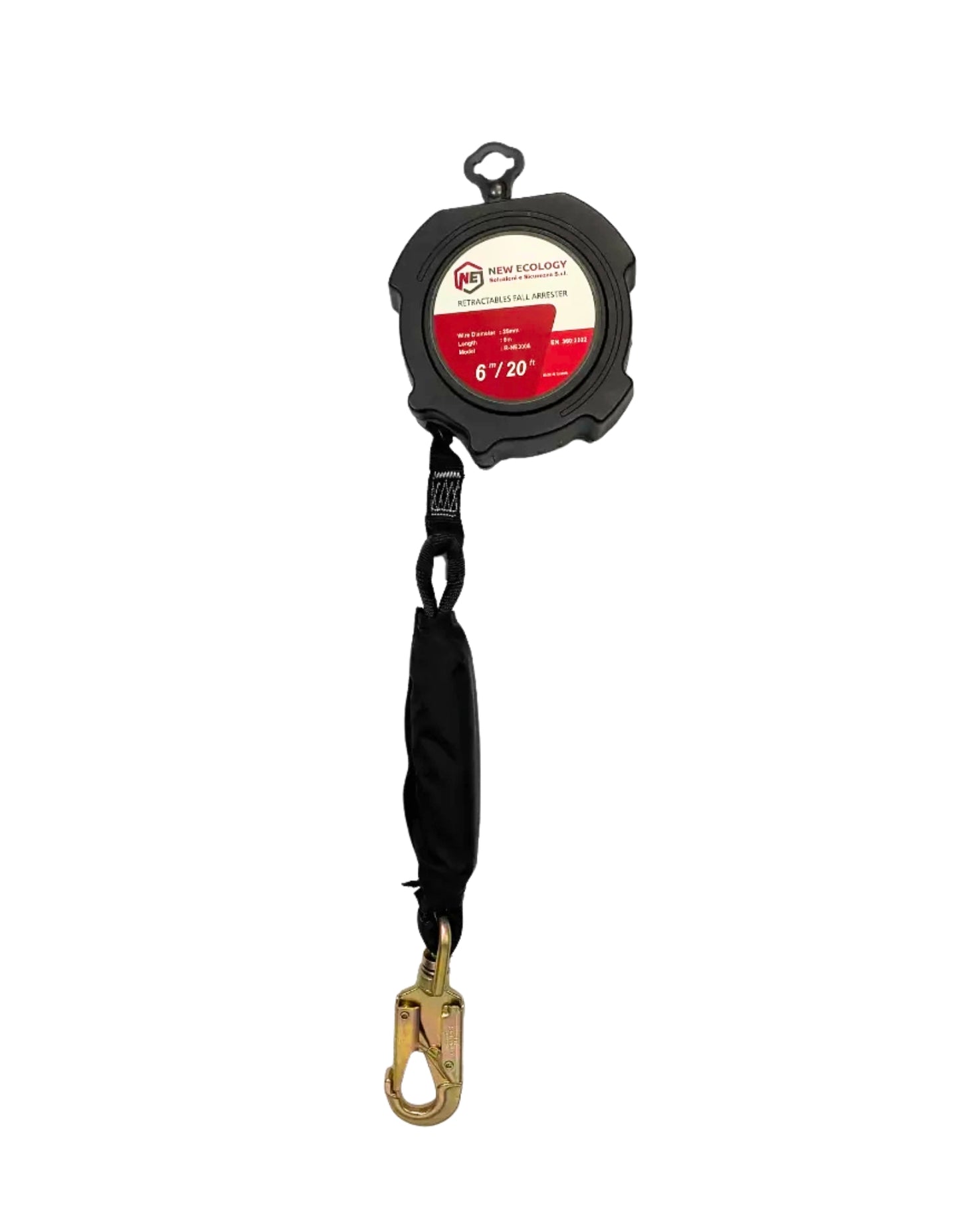 LiftCore 6 Dispositivo anticaduta con fune tessile da 6 m per carichi fino a 140 kg