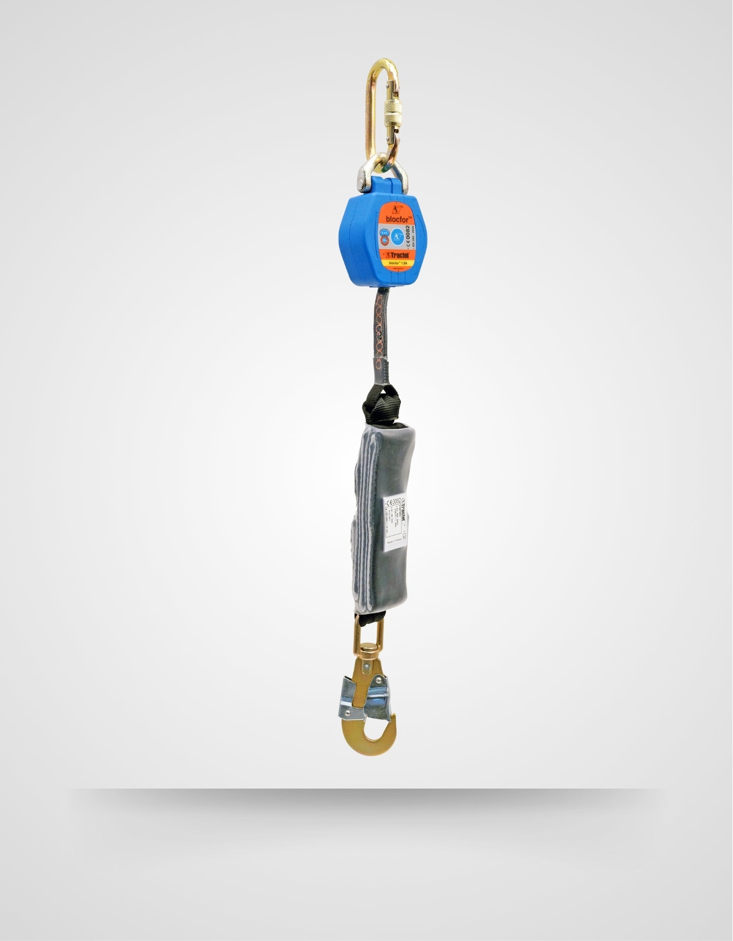 Blocfor 1.8A ESD M47-10 Dispositivo anticaduta ESD con fettuccia da 1,8 m e portata 150 kg