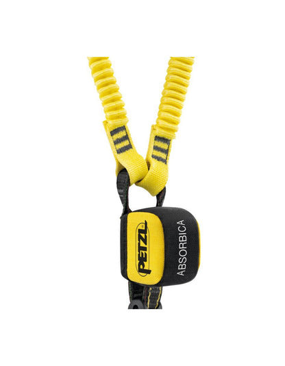 ABSORBICA®-Y TIE-BACK Cordino doppio con anelli di rinvio intermedi e assorbitore di energia integrato