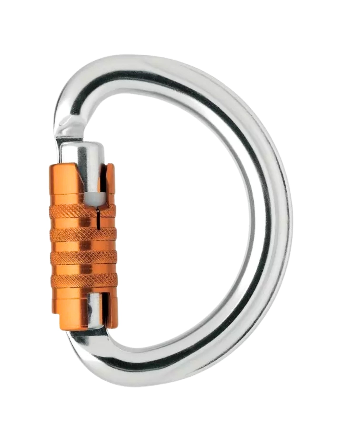Moschettone Omni semirotondo multidirezionale per imbracature e dispositivi ventrali